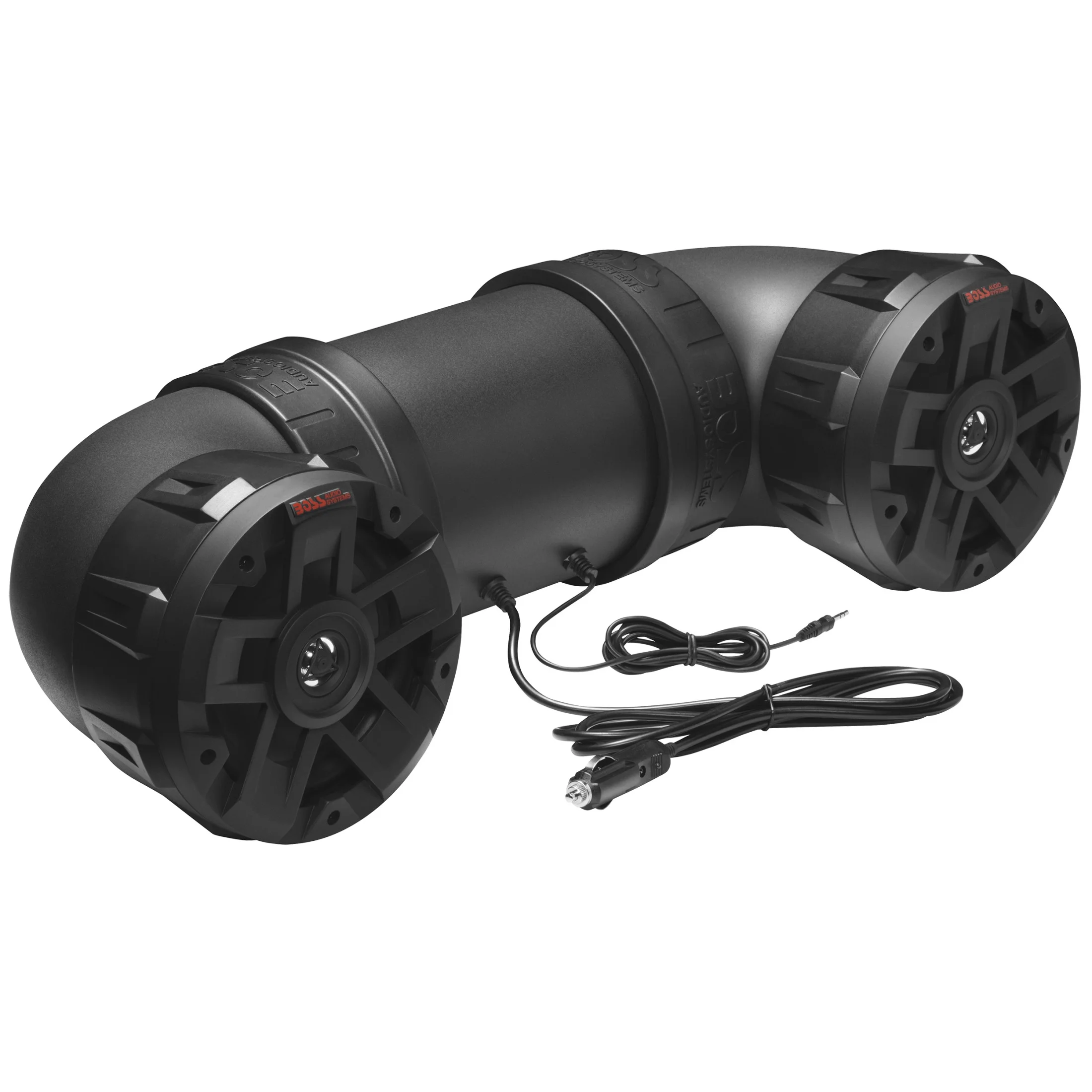 BOSS Audio Systems ATV6.5B ATV UTV Sound System - 6.5 in Speakers, 1 in Tweeters, Full Range, IPX5 Weatherproof, Bluetooth, Built - in Amplifier, Golf Cart Compatible