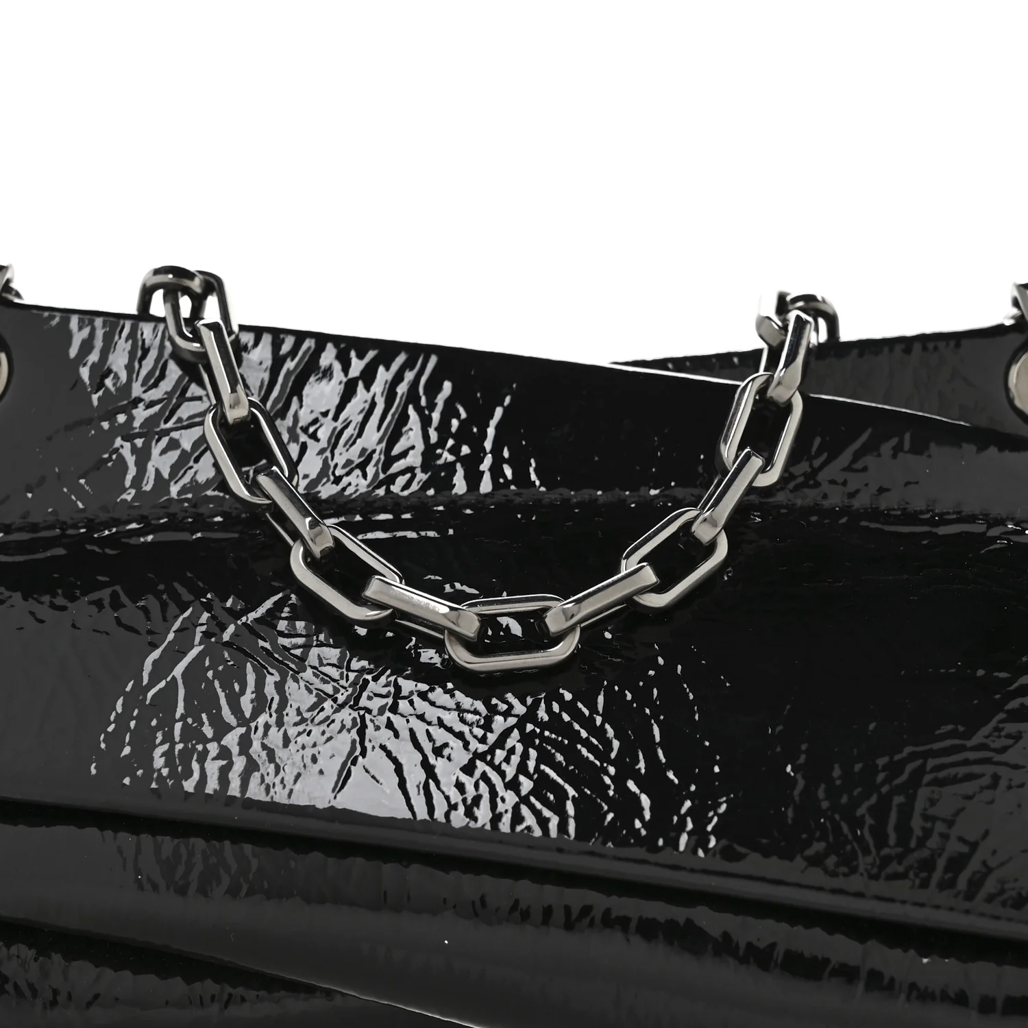 Patent Vog Small Loubitwist Clutch Black