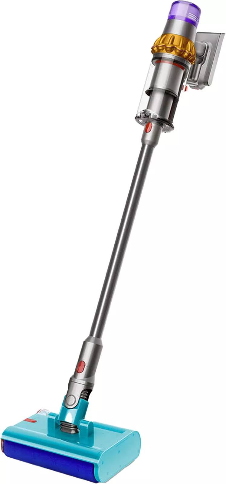 Dyson V15s Detect Submarine Handheld Vacuum Nickel, Yellow Bagless