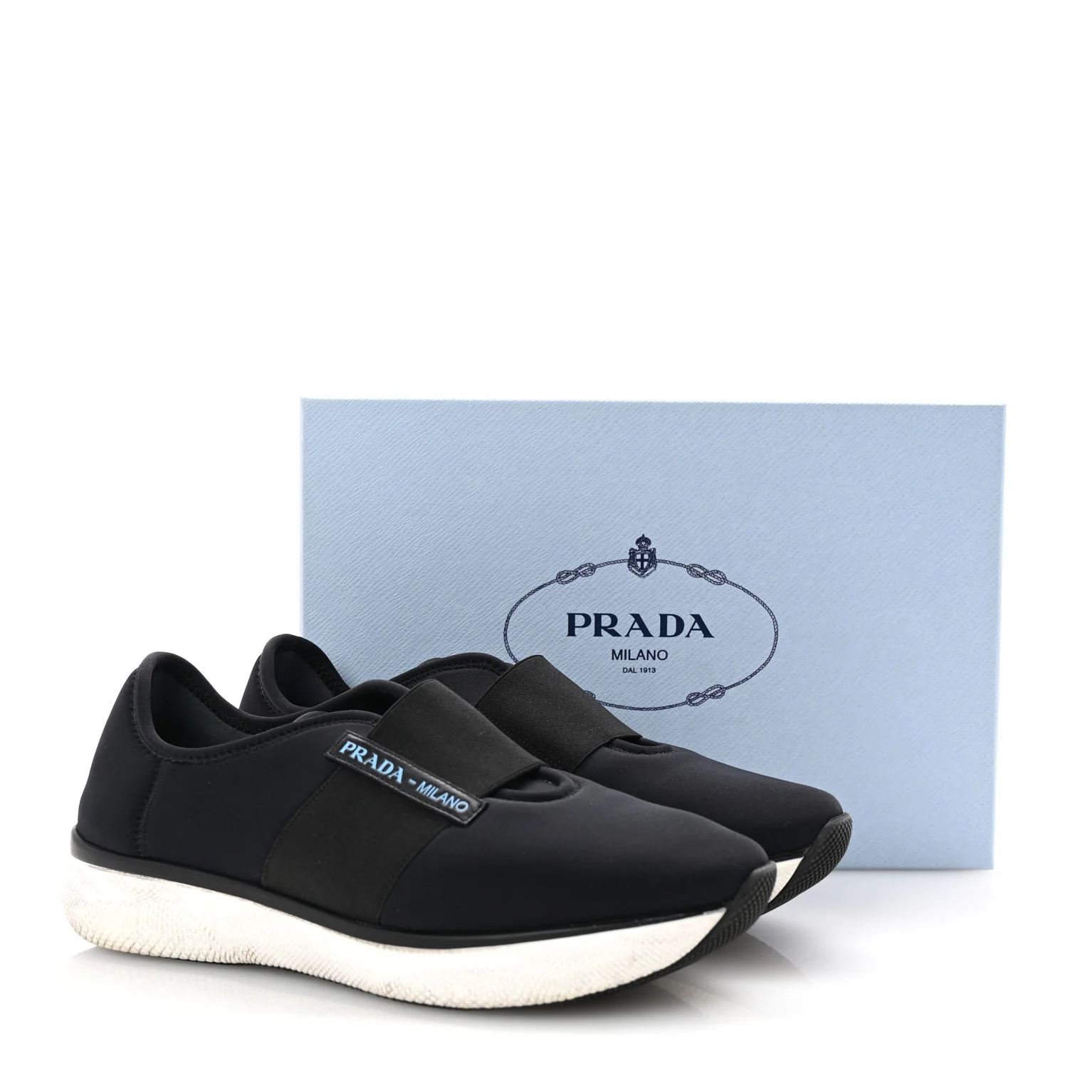 Neoprene Slip On Sneakers 39 Black