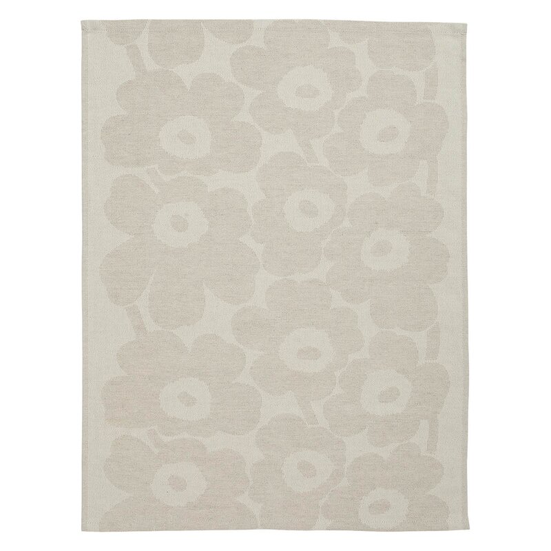 Pieni Unikko kjøkkenhåndkle 50x70 cm hvit/beige