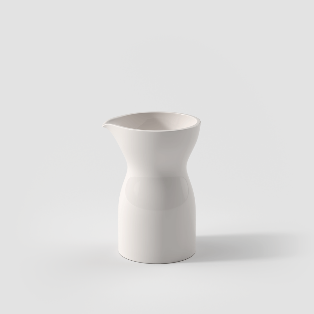 Artesano Creamer - White, 5.8 oz, Premium Porcelain