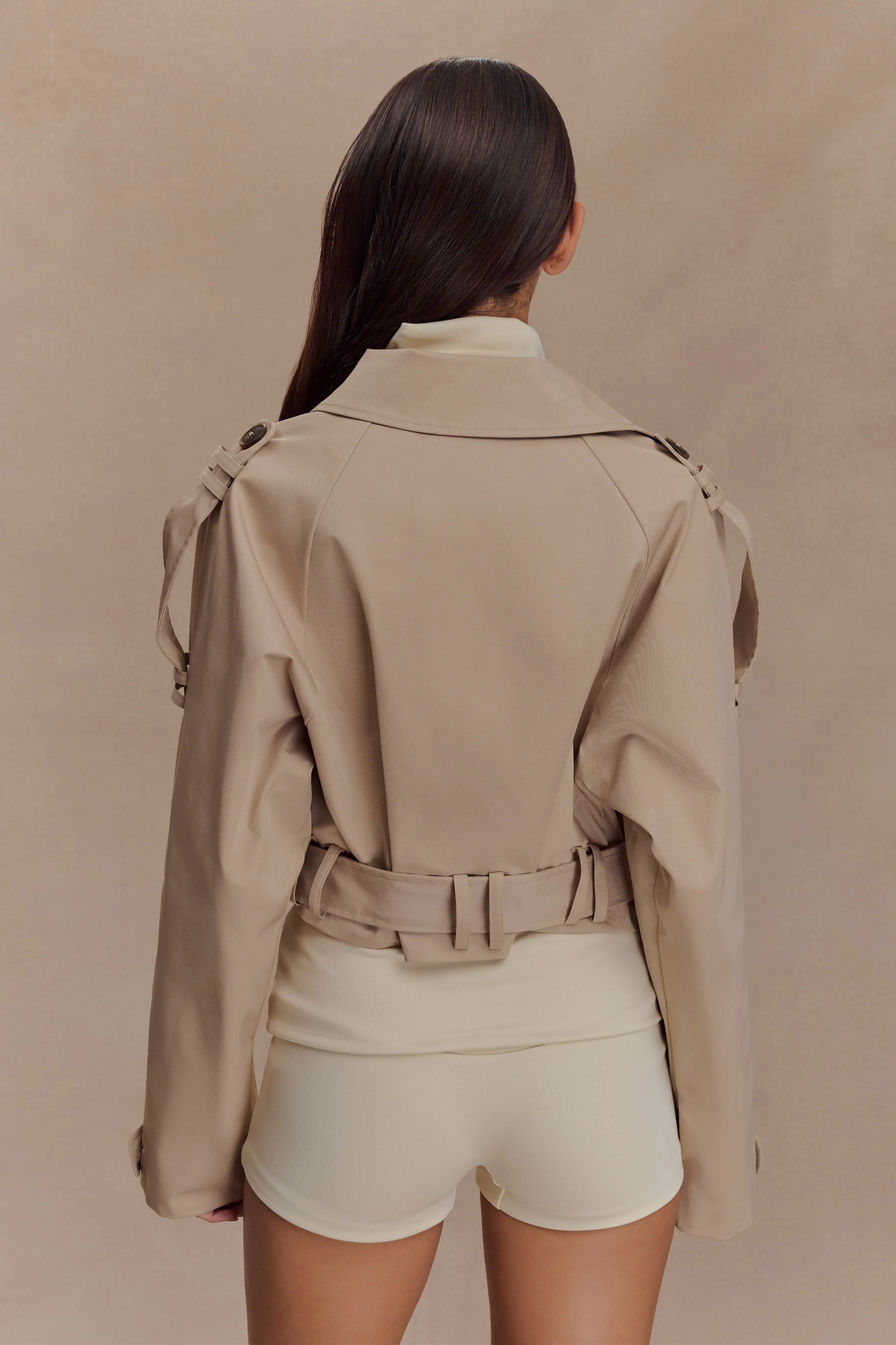 Birdie Fold Over Shorts - Ivory