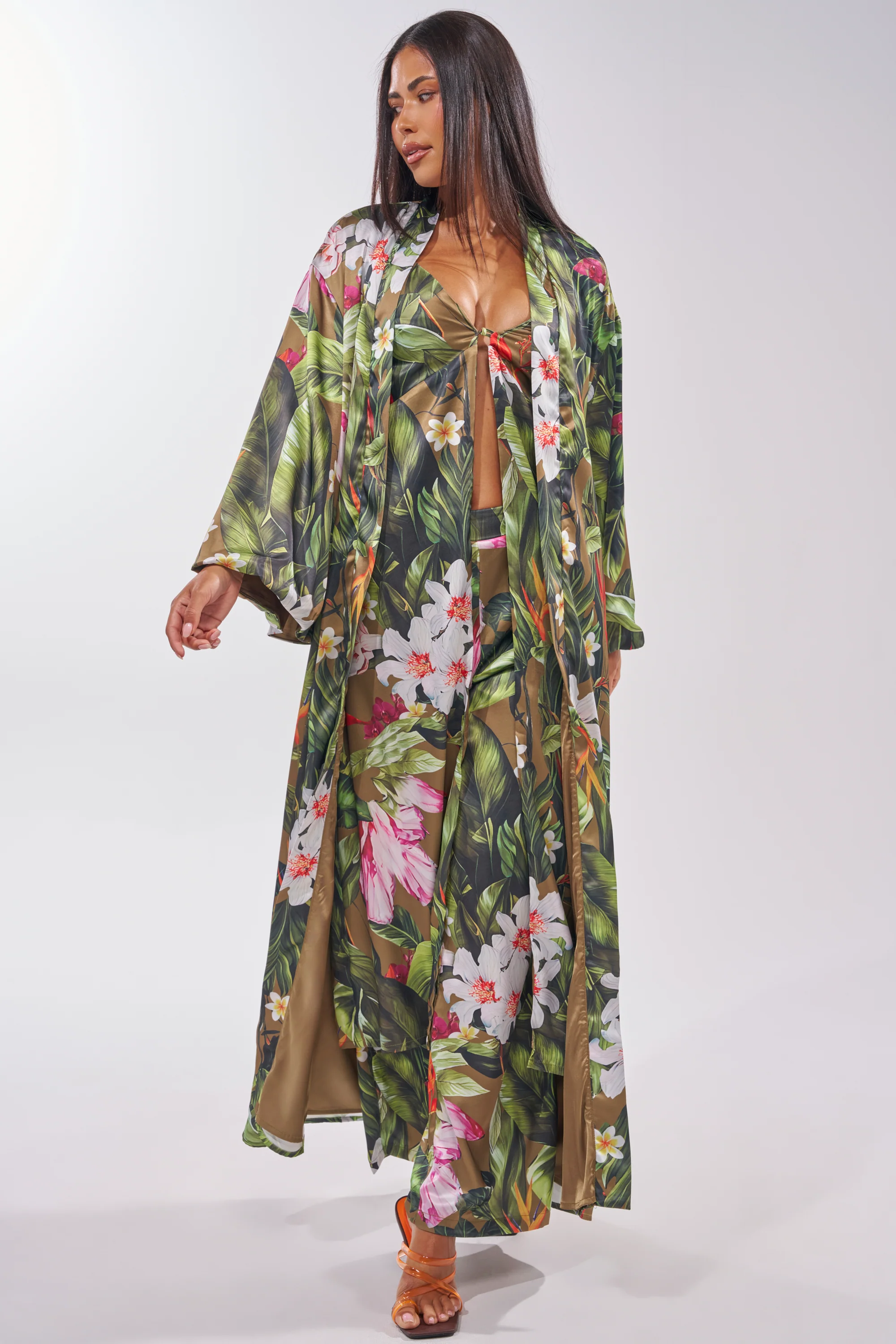 INTO THE WILD FLORAL DUSTER - Akira Store