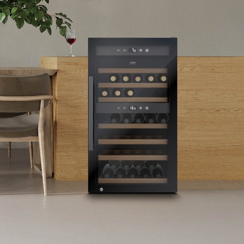 WineExclusive vinskap 66 flasker svart