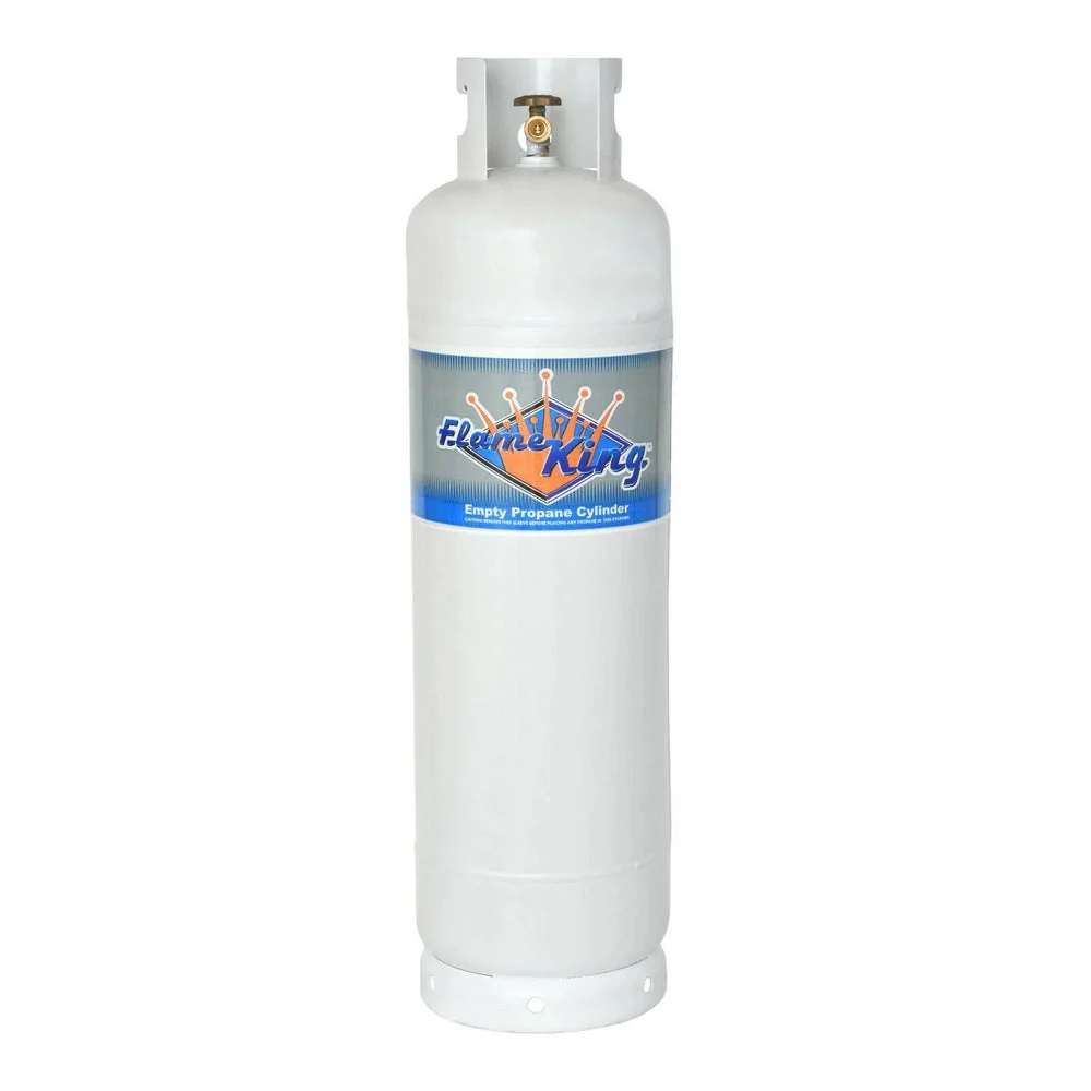 60 lb pound steel propane tank lpg refillable cylinder with pol valve new
