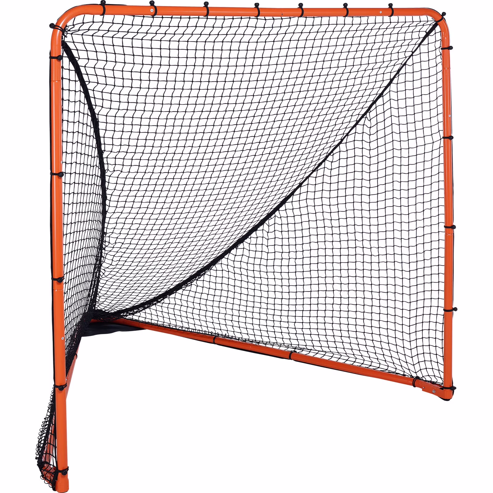 6'x6' Lacrosse Goal Net Folding Backyard Lacrosse Training Equipment Steel