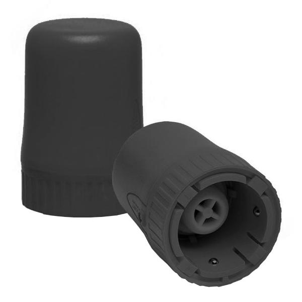 Vakuumpumpe + sparkling wine saver svart