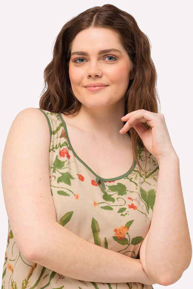 Eco Cotton Floral Pajama Tank