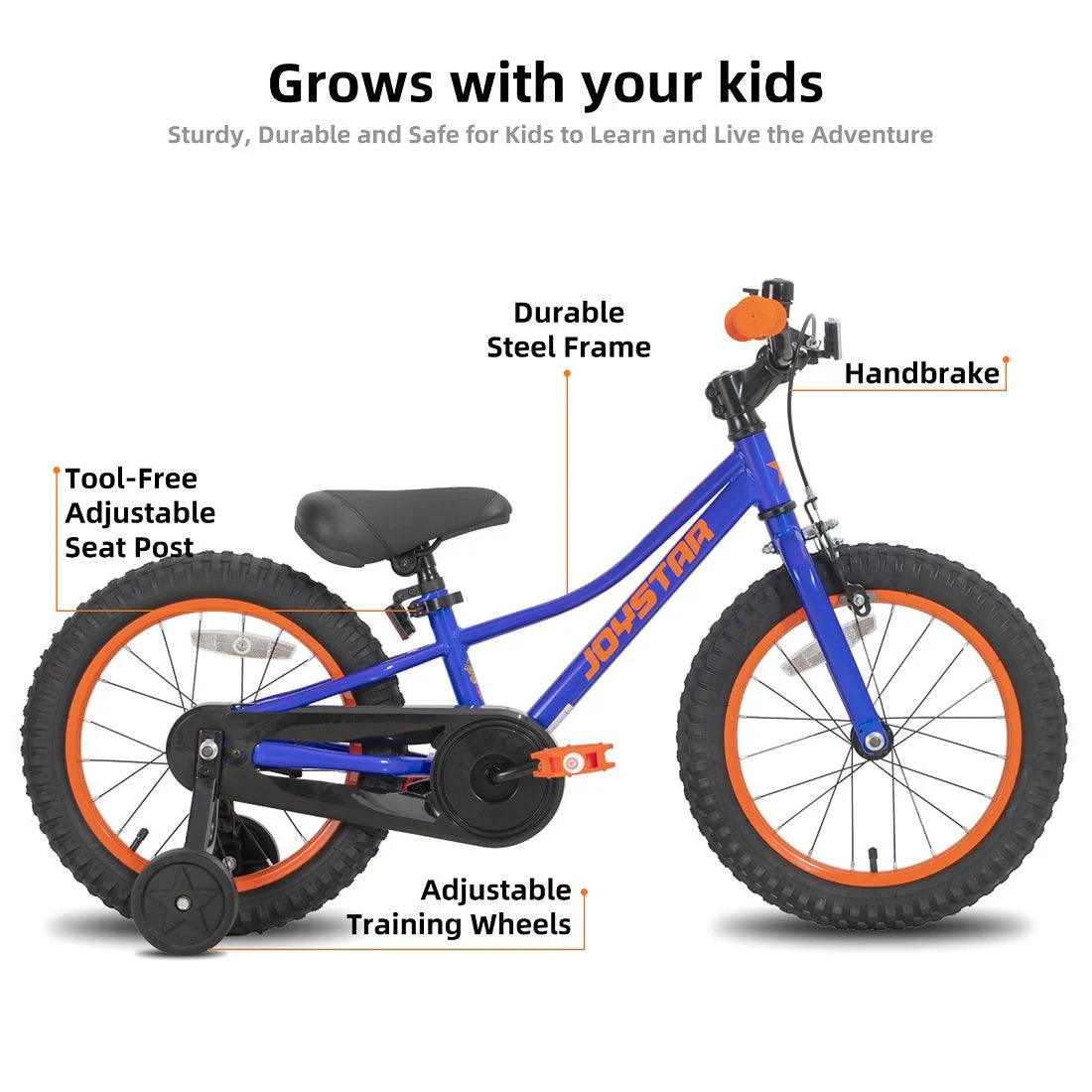 Vélo enfant JOYSTAR NEO 20 pouces avec stabilisateurs