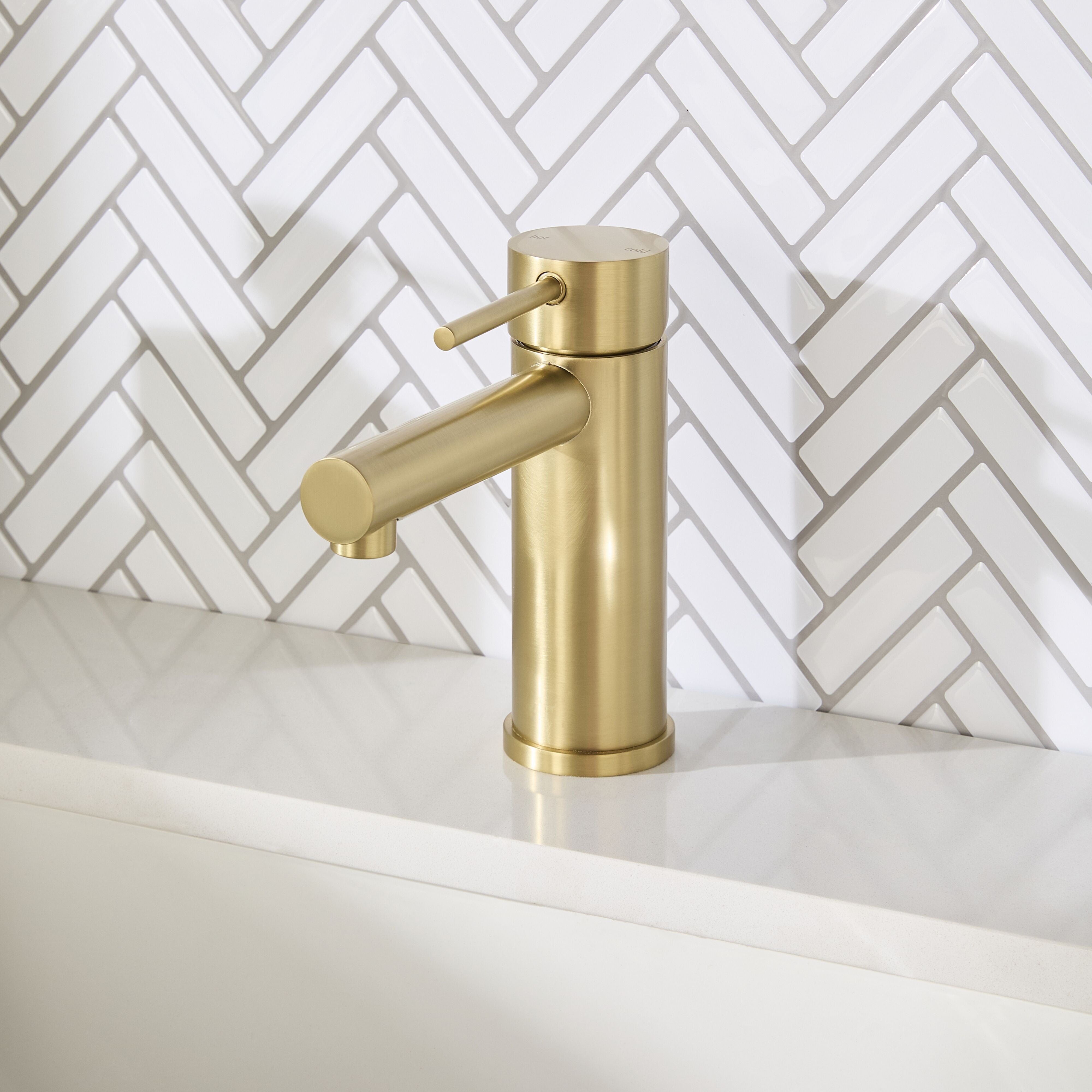 Camden Basin Mixer Brushed Brass
