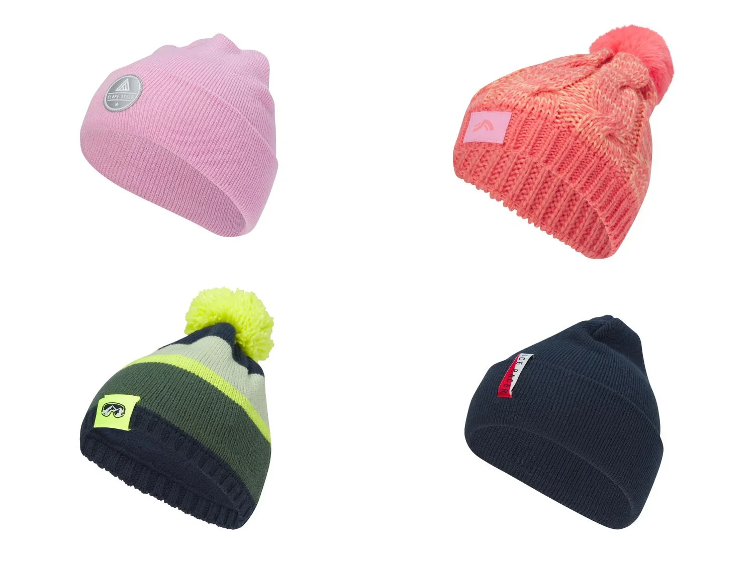 CRIVIT Bonnet en maille enfant