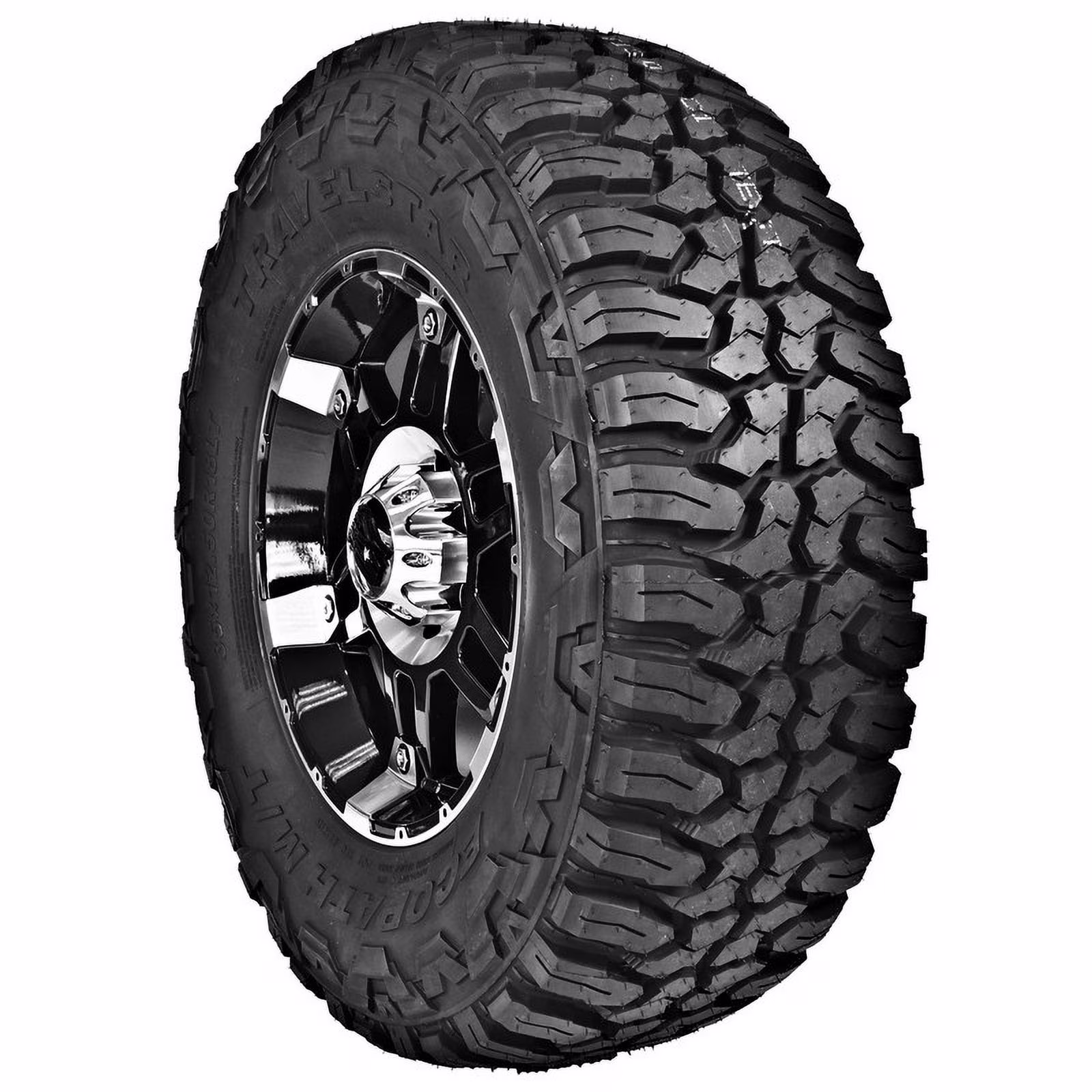 Travelstar Ecopath M/T LT285/75R16 10 PR Load Range E 126Q SUV Light Truck Mud-Terrain Tire 285/75/16(Tire Only)