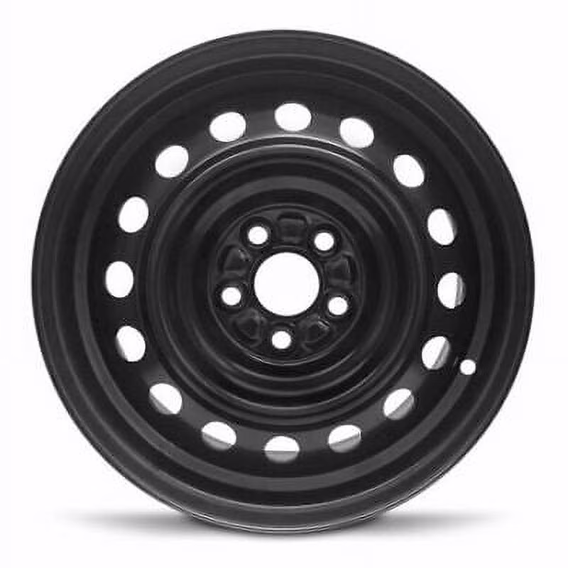 Wheel Rim for 2003 - 2008 Toyota Corolla 15 in Black Steel Rim Direct Fit