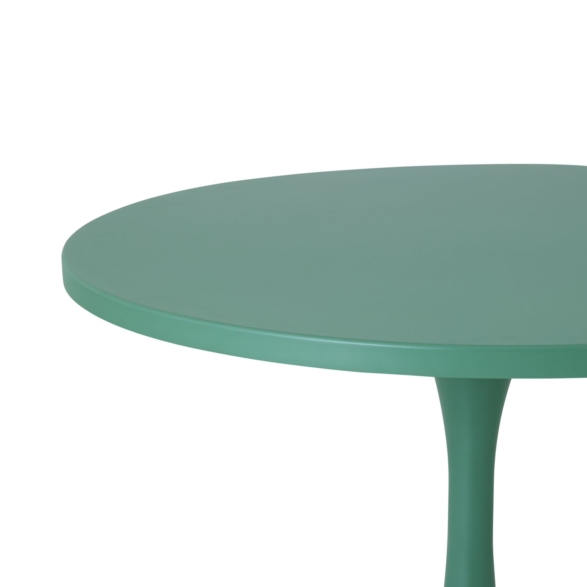 Tulip Dining Table 112cm Moss Green