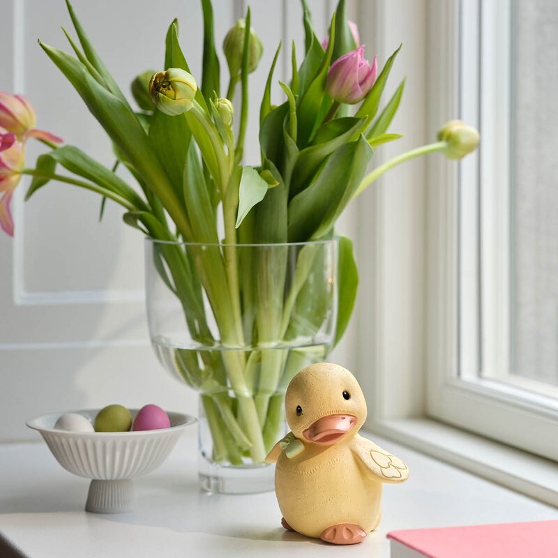Stor andunge Puf figur 11,5 cm