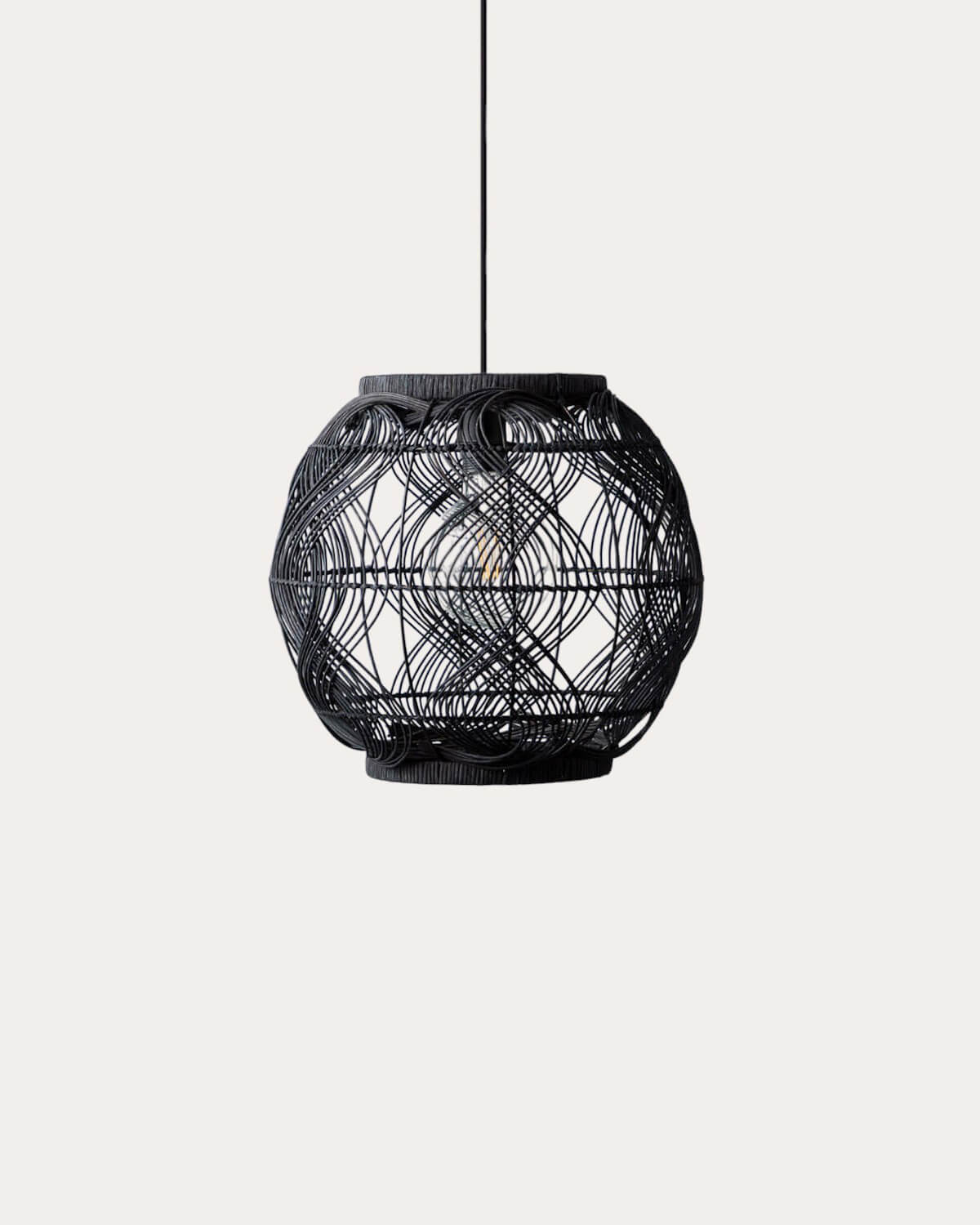 Hopp - Lámpara de Techo de Ratán (Ø40 cm) Hopp