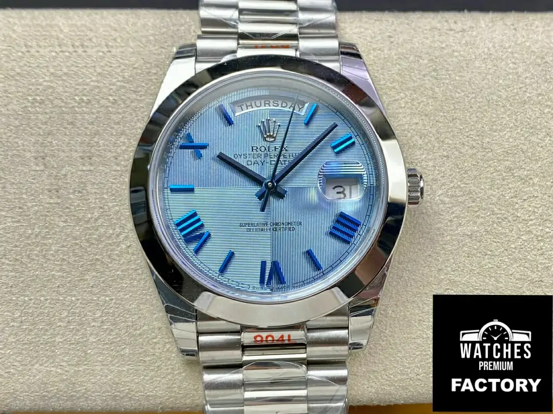 Rolex Day Date M228206-0001 EW Factory Stainless Steel Strap