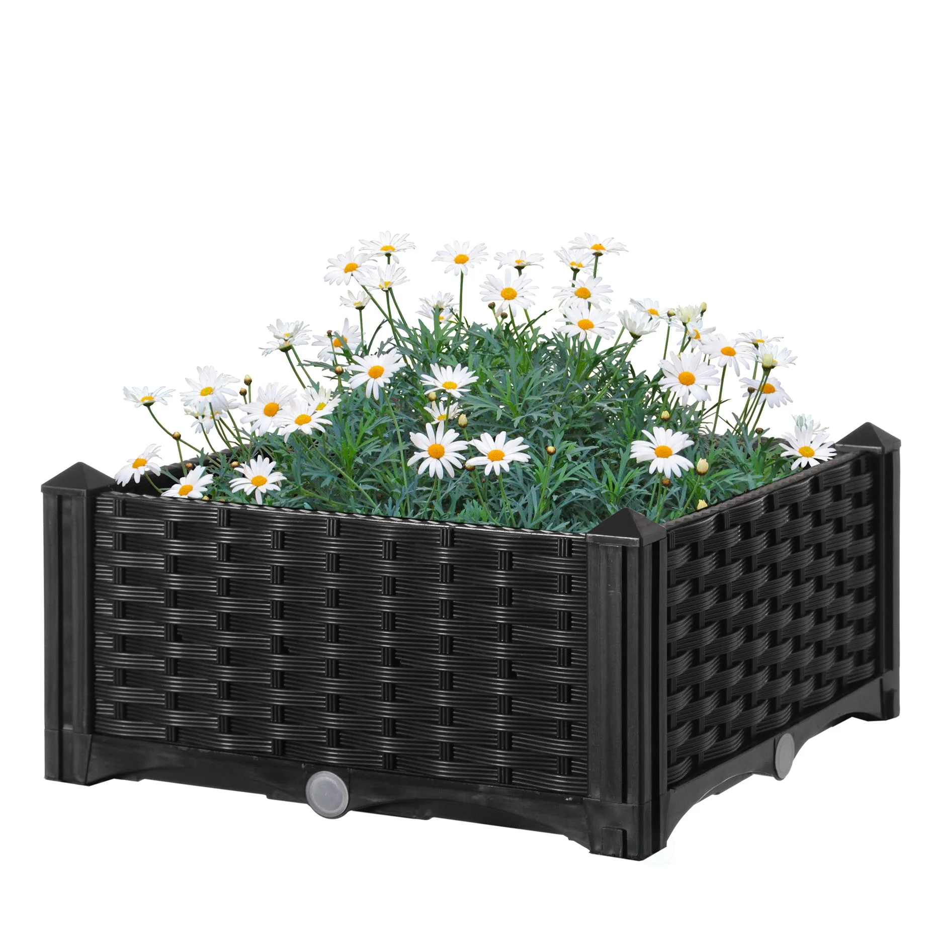 Raised Garden Bed Screwless Planter Bed, set of 4