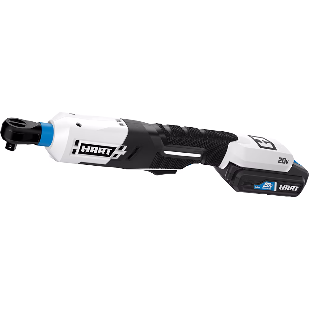HART 20-Volt 3/8-inch Battery-Powered Ratchet Kit, (1) 1.5Ah Lithium-Ion Battery