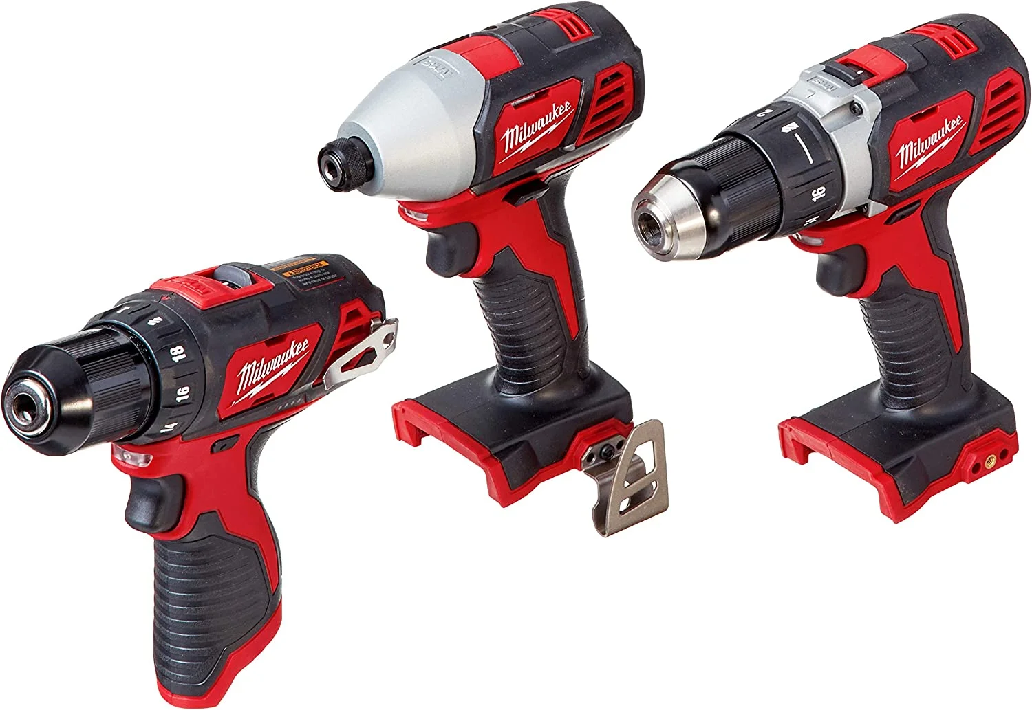 Milwaukee M18 18V Lithium - Ion Cordless Power Tool Set, 5 Pack