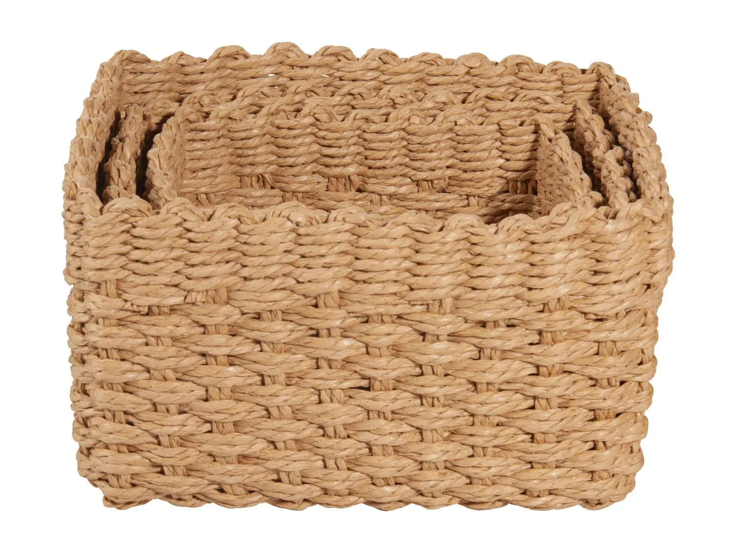 W5 Lot de 3 paniers de rangement