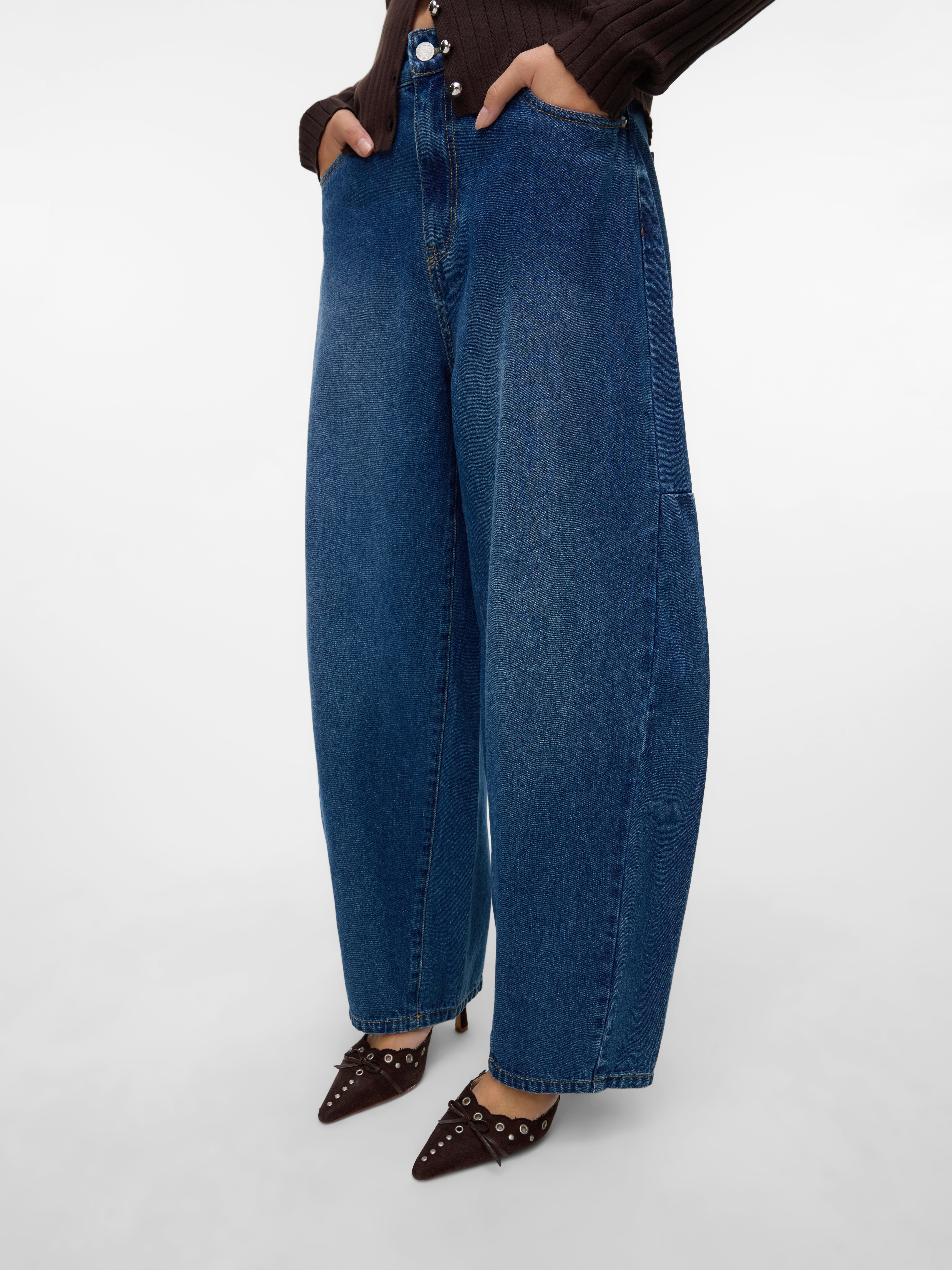 VERO MODA® VMKAITLIN High rise Barrel Fit Jeans