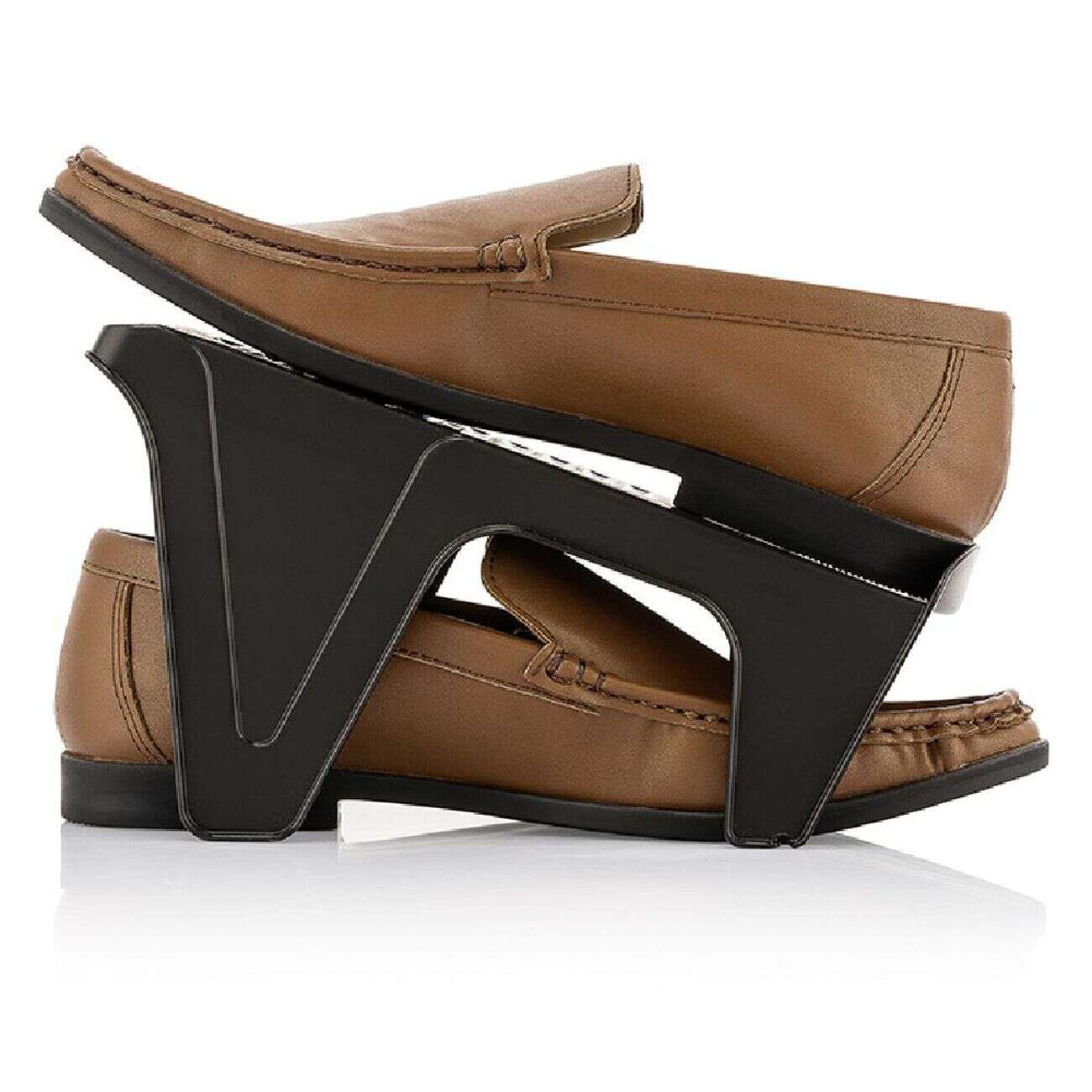 Support de rangement pour chaussures plastique noir