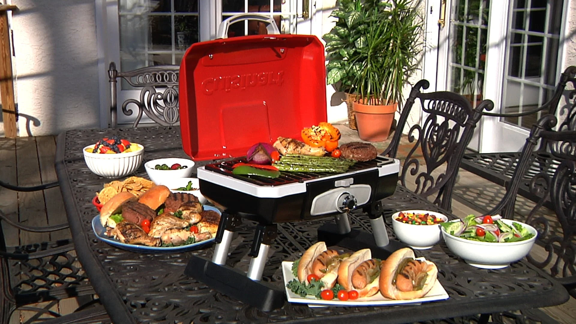 Petite Gourmet Portable Tabletop Gas Grill - Image 5