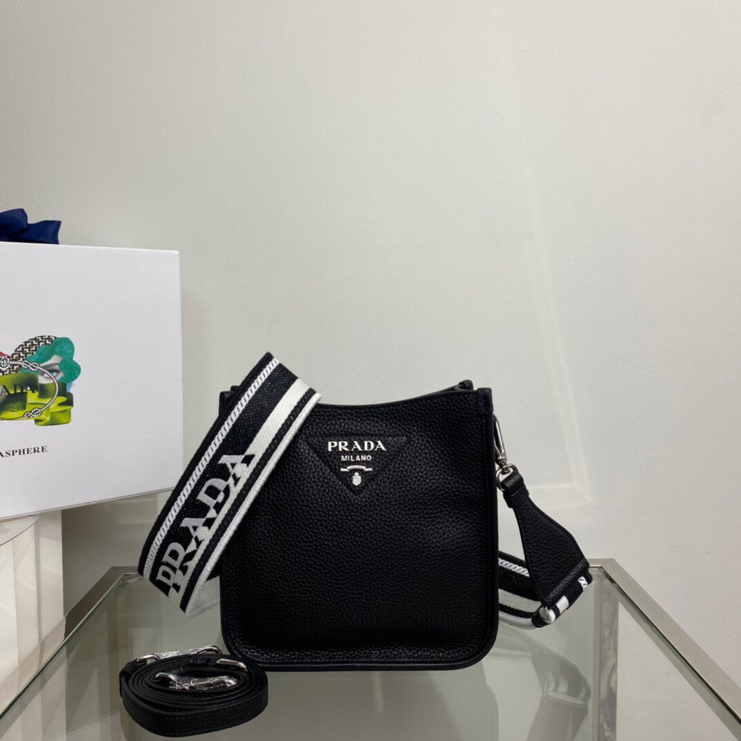 Pra Mini Shoulder Bag Black For Women, Women's Bags 7.9in/20cm