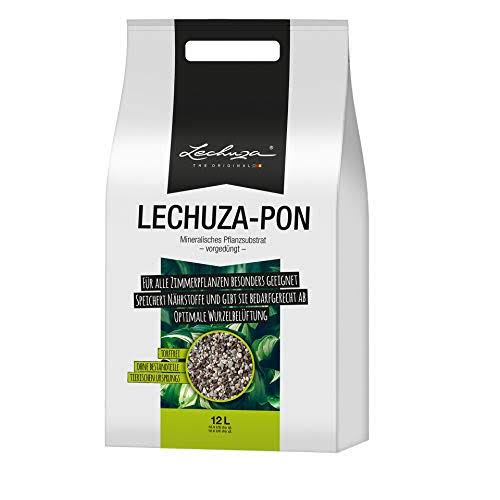 LECHUZA-PON Plant Substrate, 12 Liter Bag of Potting Mix for Indoor Gardening