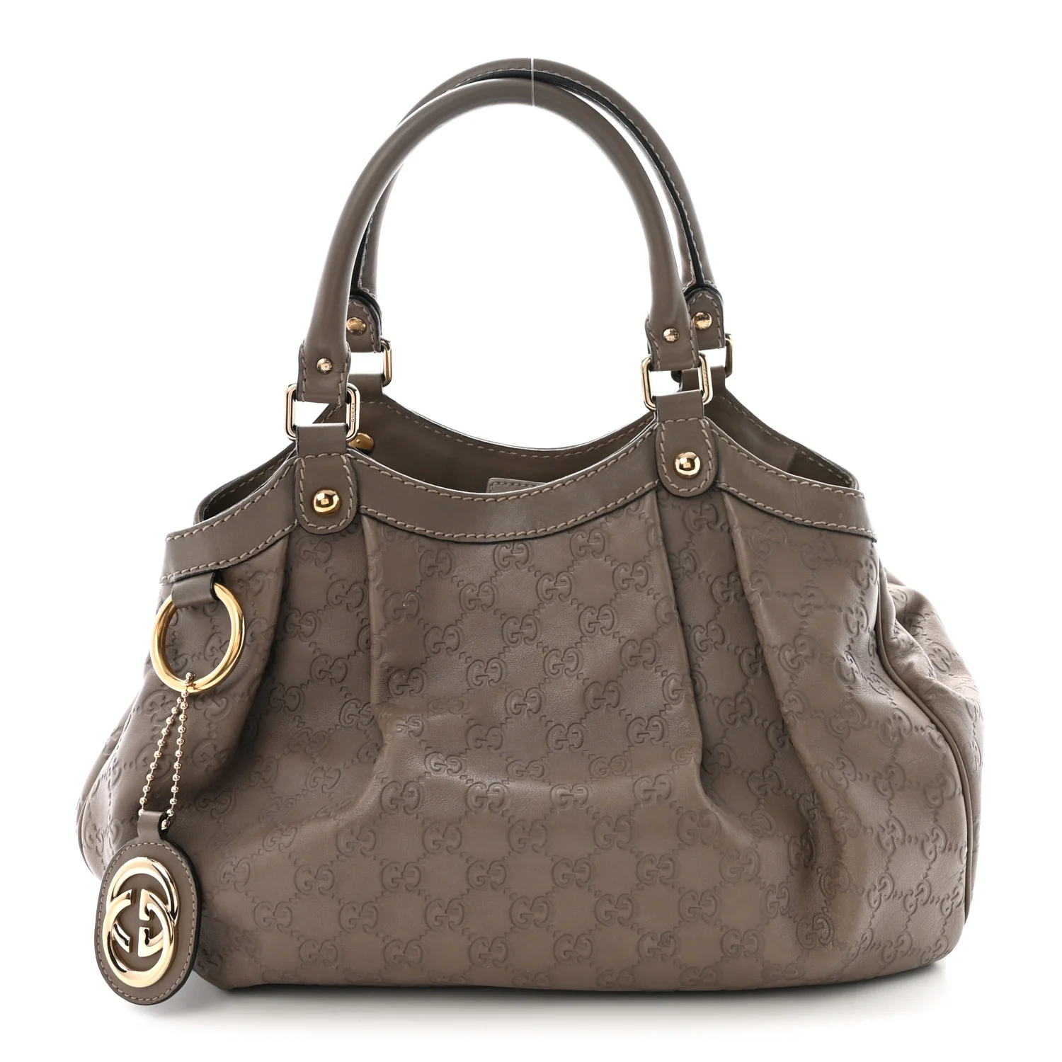 Guccissima Medium Sukey Tote Taupe
