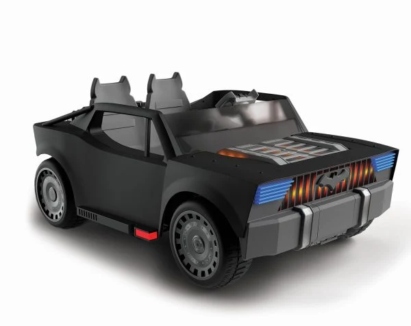 12V Batman Batmobile Ride-On Car for Kids with Remote Control, Battery Powered Electric Vehicle