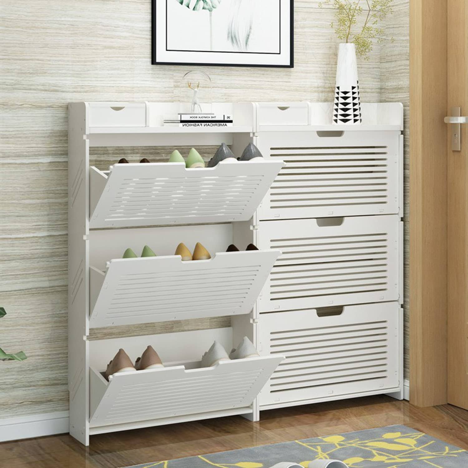 foriy Shoe Cabinet for Entryway Slim 7
