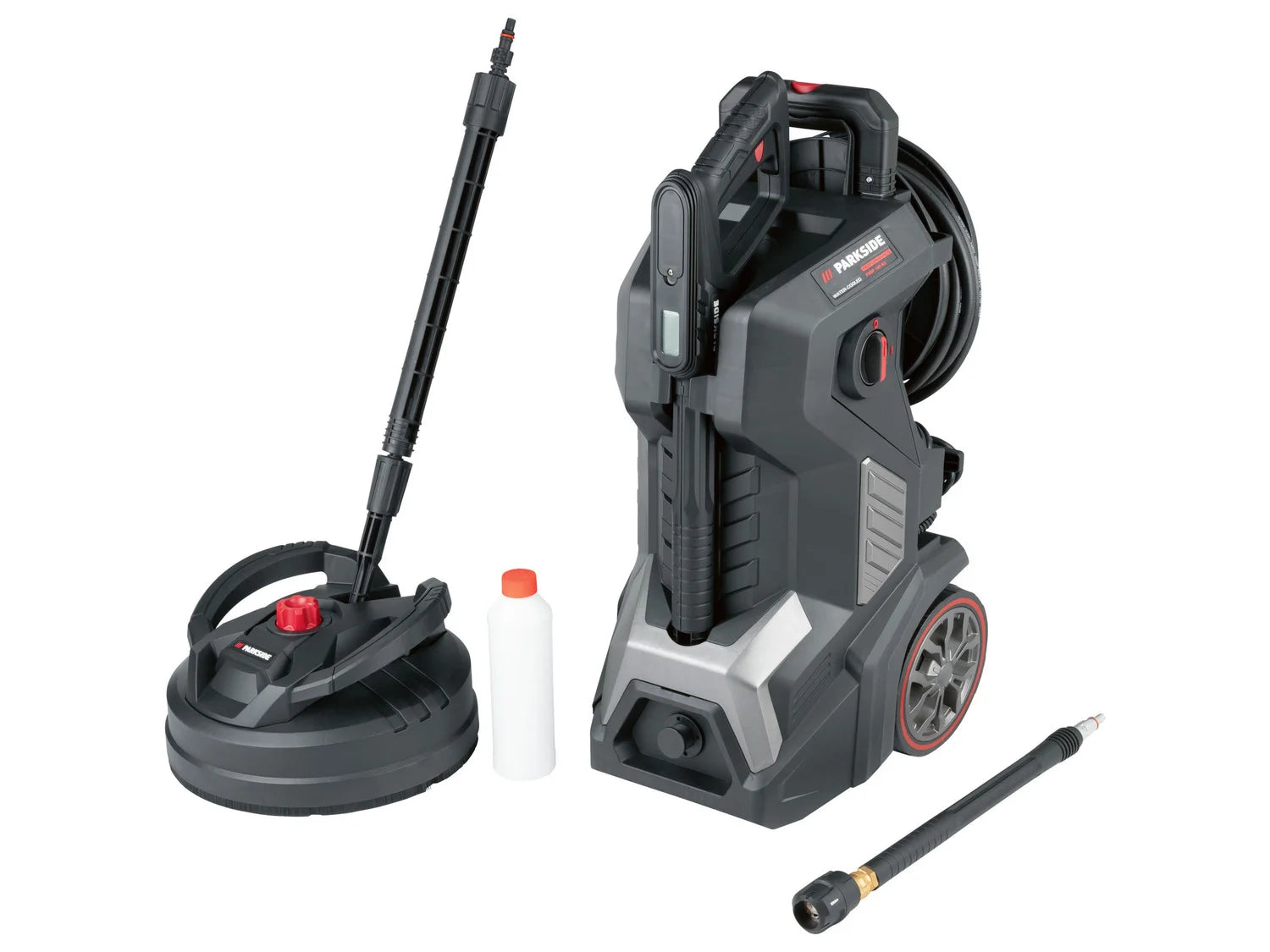 Nettoyeur haute pression PARKSIDE PERFORMANCE PHDP 180 B2, écran LCD sur la poignée pistolet, 180 bars