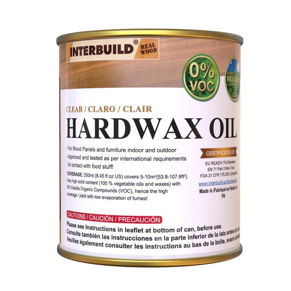 8.5 fl. oz. Clear hardwax Wood Oil Stain