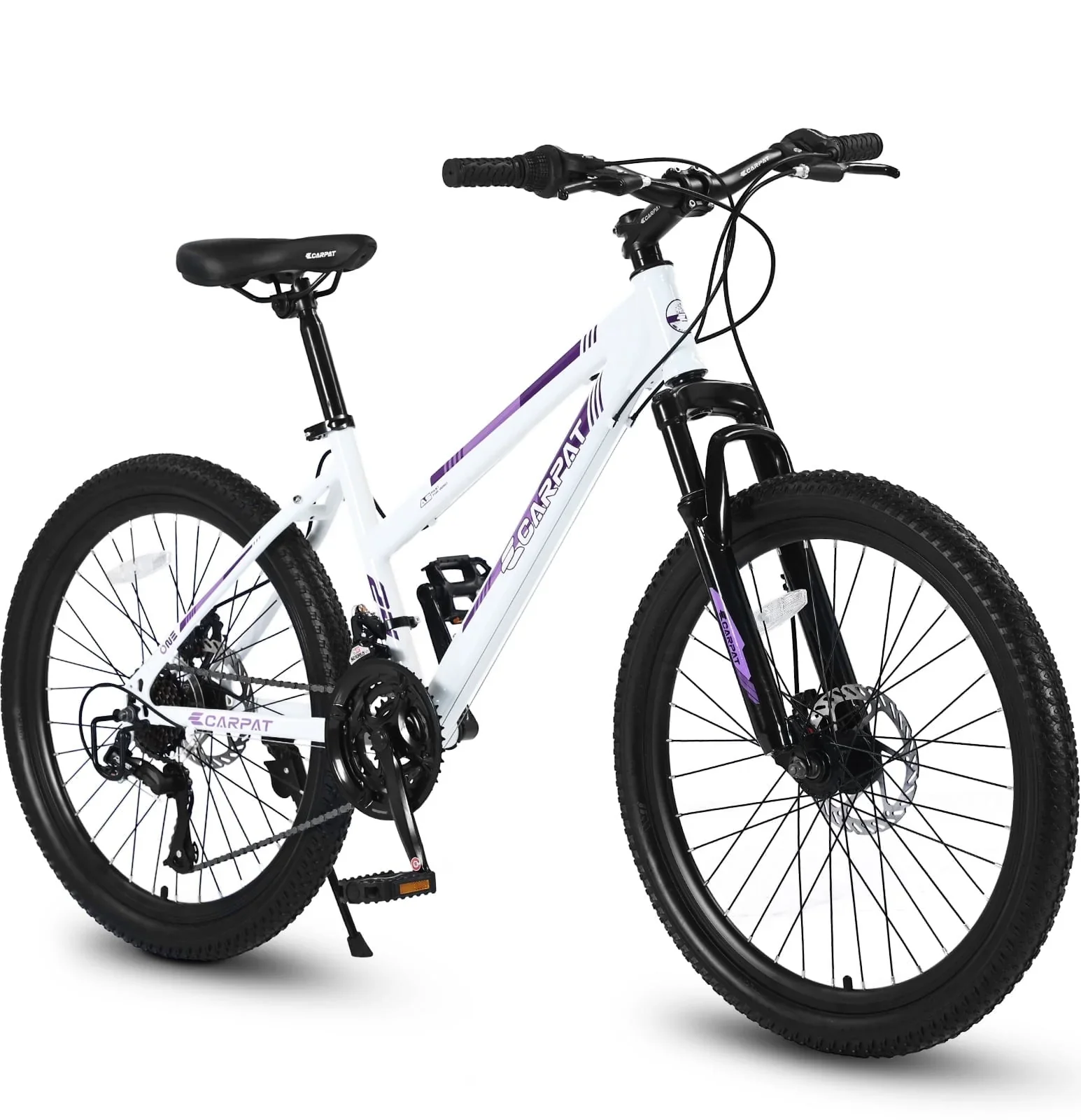 Mountain Bikes for Women, 26 inch Mountian Bike with Disc Brakes, White