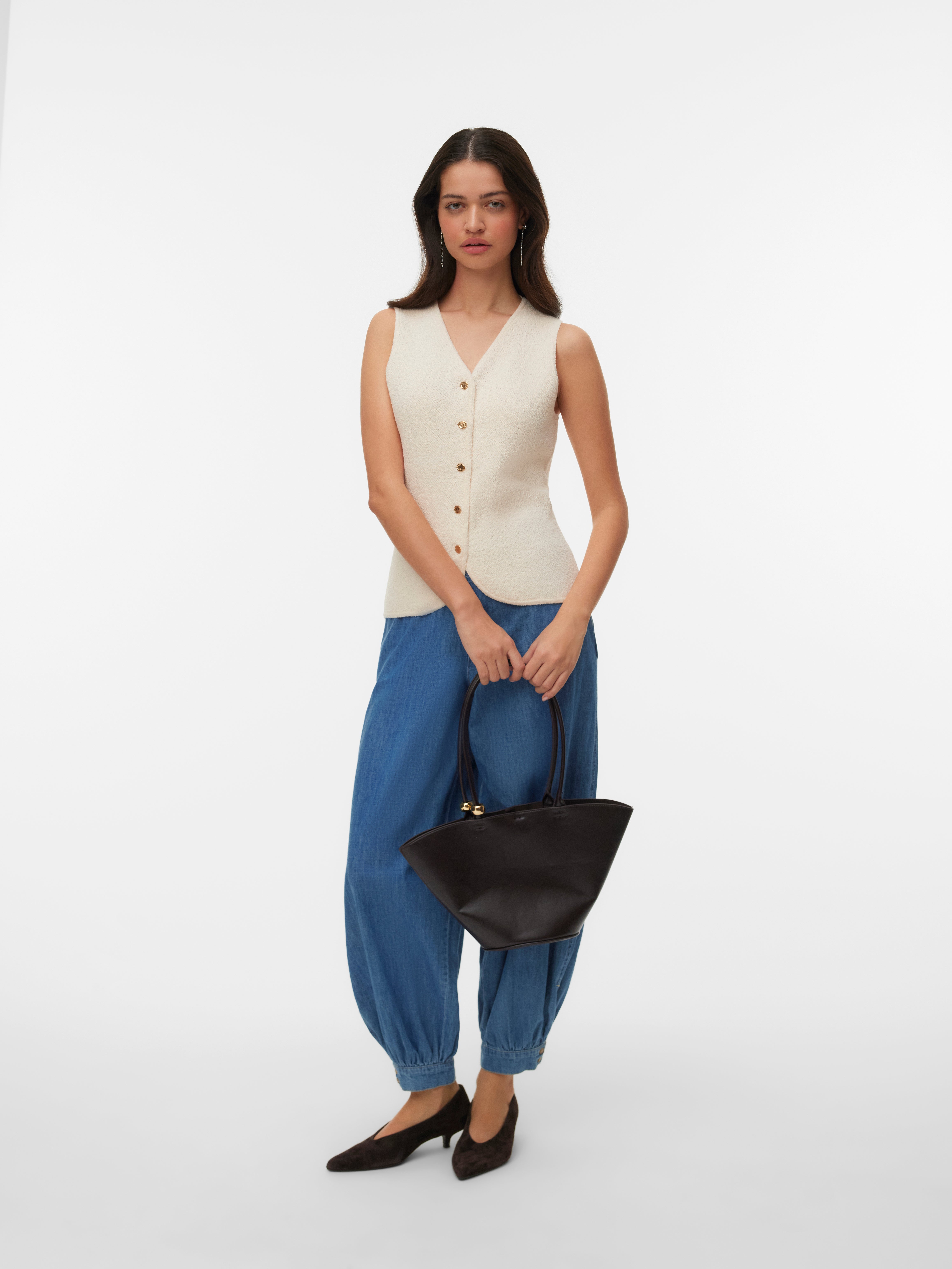VERO MODA® VMSILVIA Knit Waistcoat
