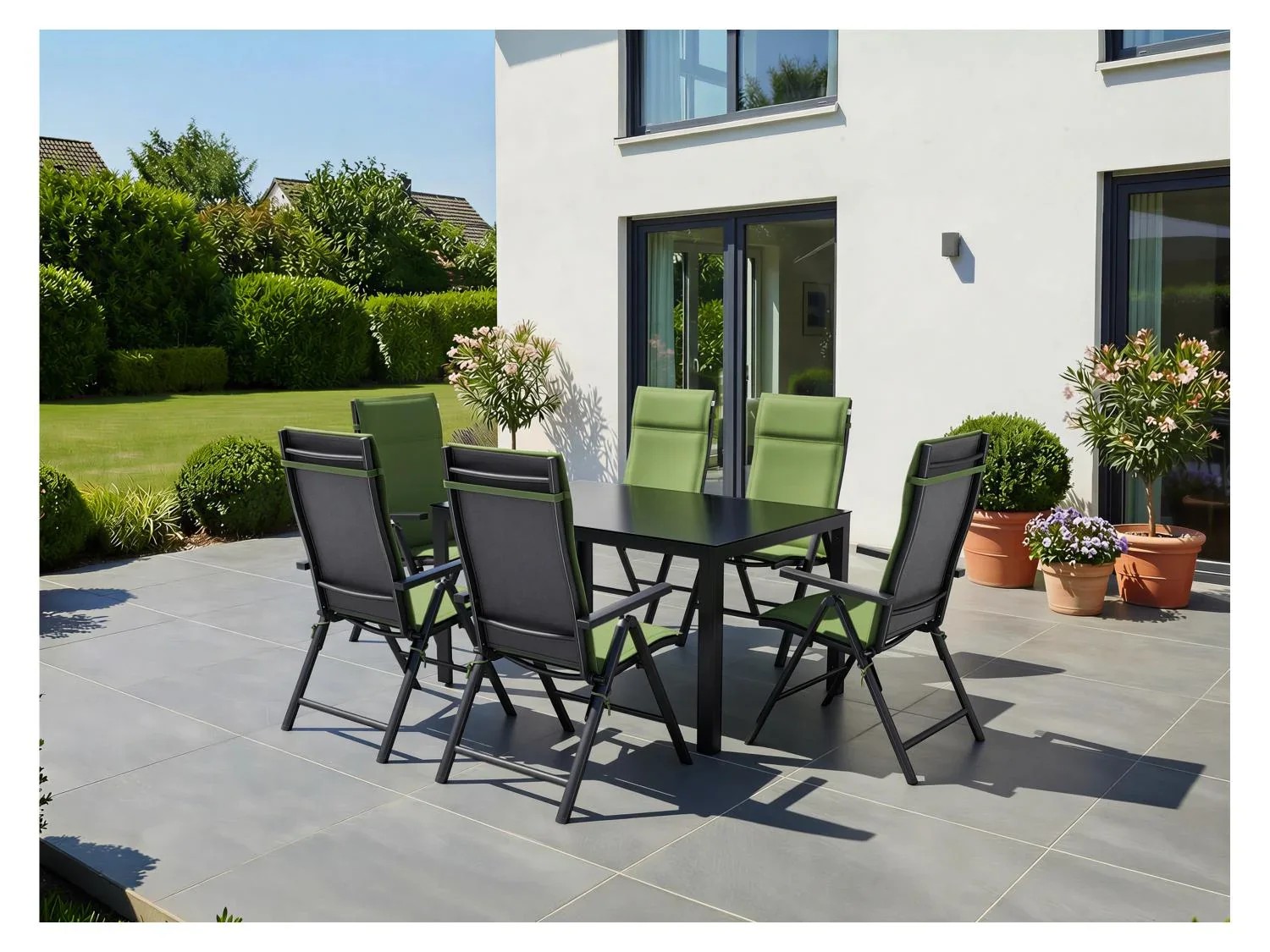 LIVARNO Lot de 2 fauteuils pliants en aluminium Houston