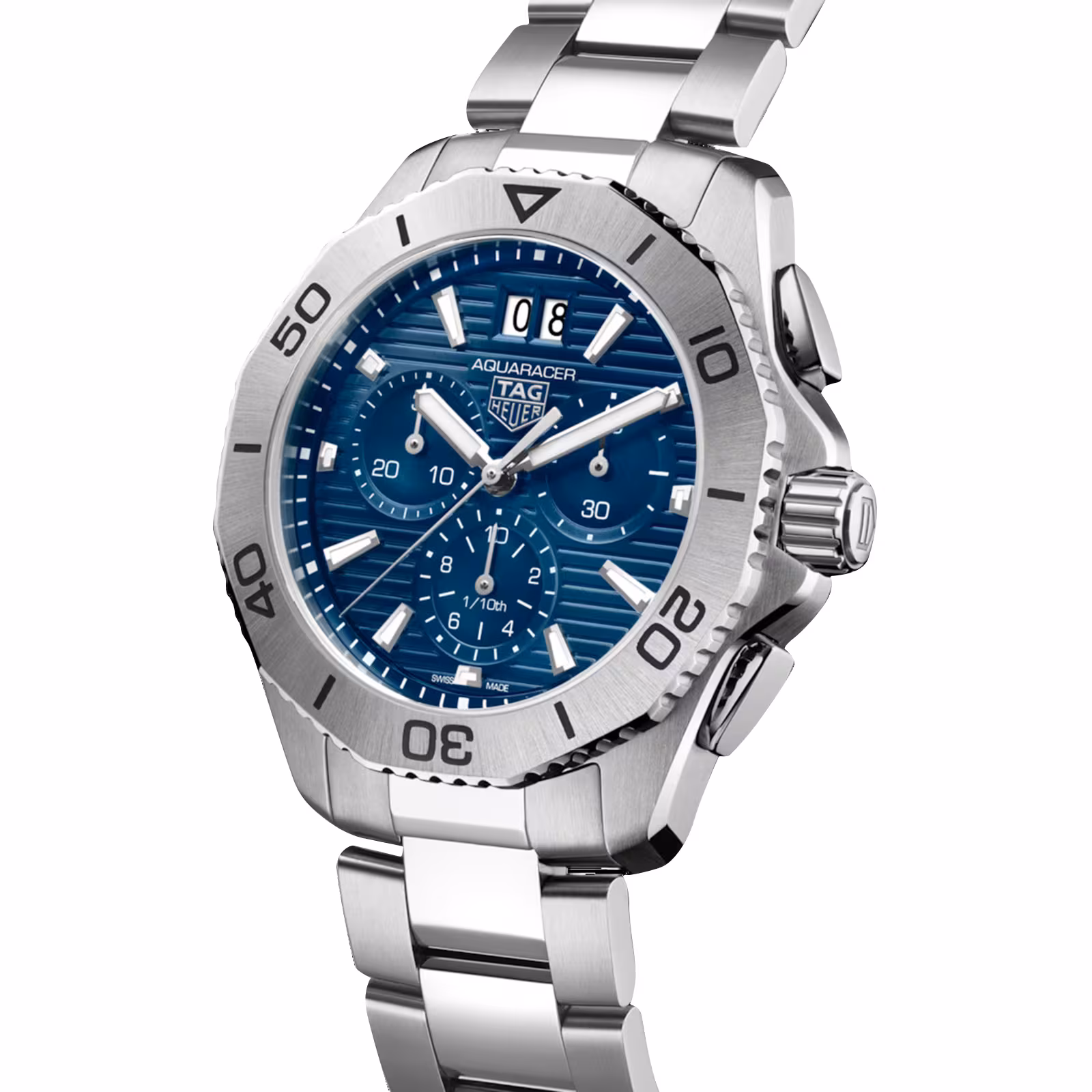 【Super Clone】TAG Heuer Aquaracer Professional 200 Chronograph 40mm Mens Watch Blue CBP1113.BA0627