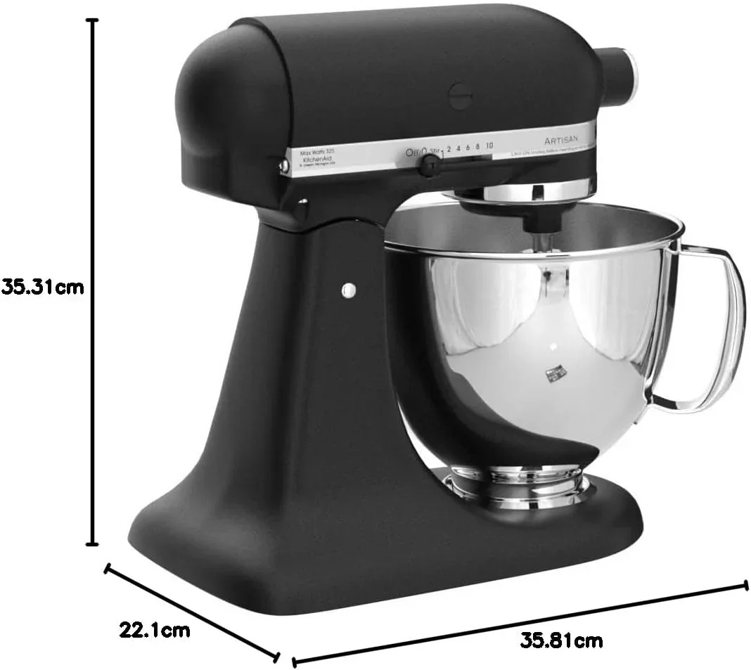 Robot pâtissier KitchenAid Artisan Series de 5 pintes à tête inclinable