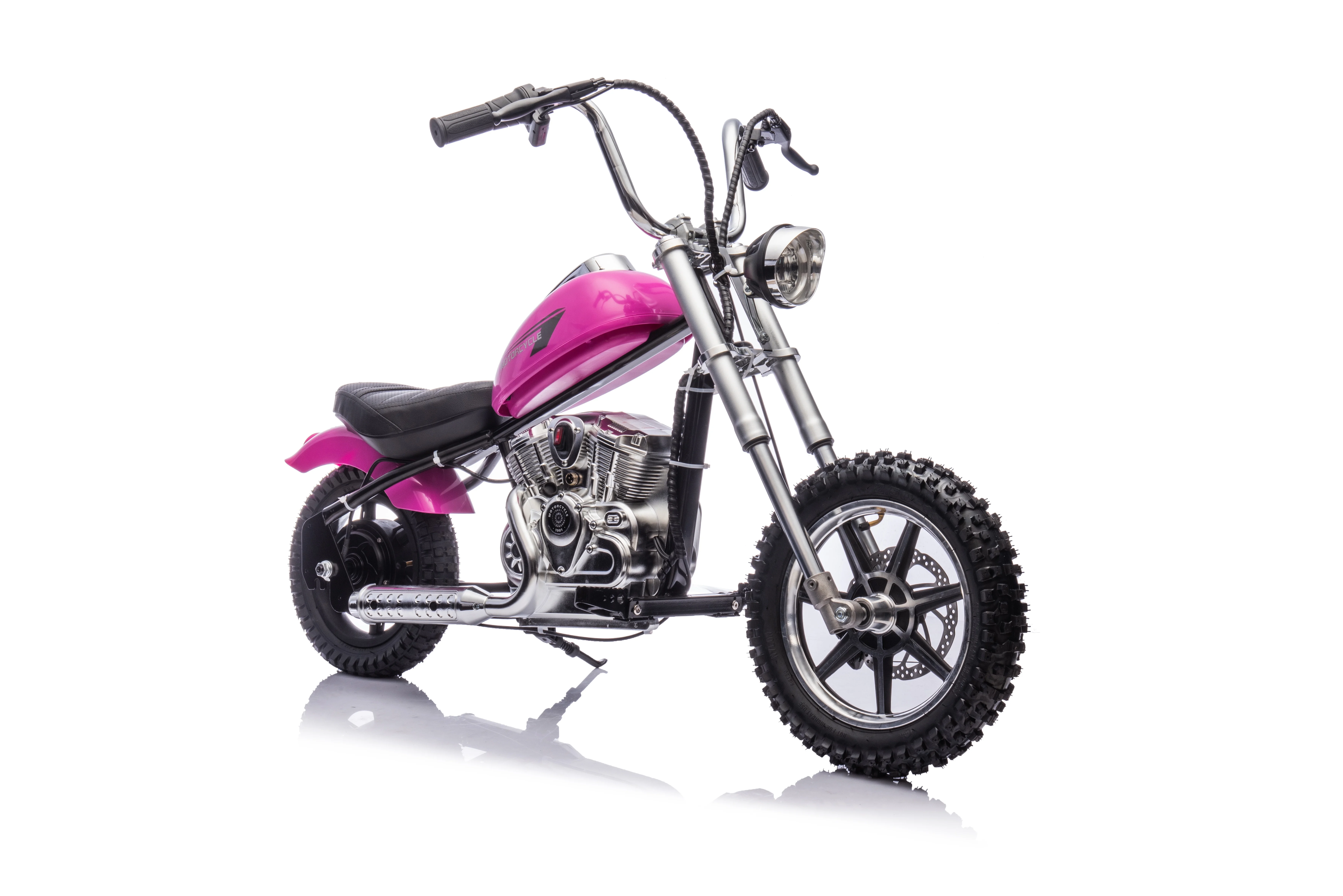 Irerts Kids Dirt Bike, 350W 36V Kids Motorcycle Mini Dirt Bikes for Kids Age 13+, Electric Motorcycle for Kids with Stepless Variable Speed Drive, up to 14 MPH, Pink