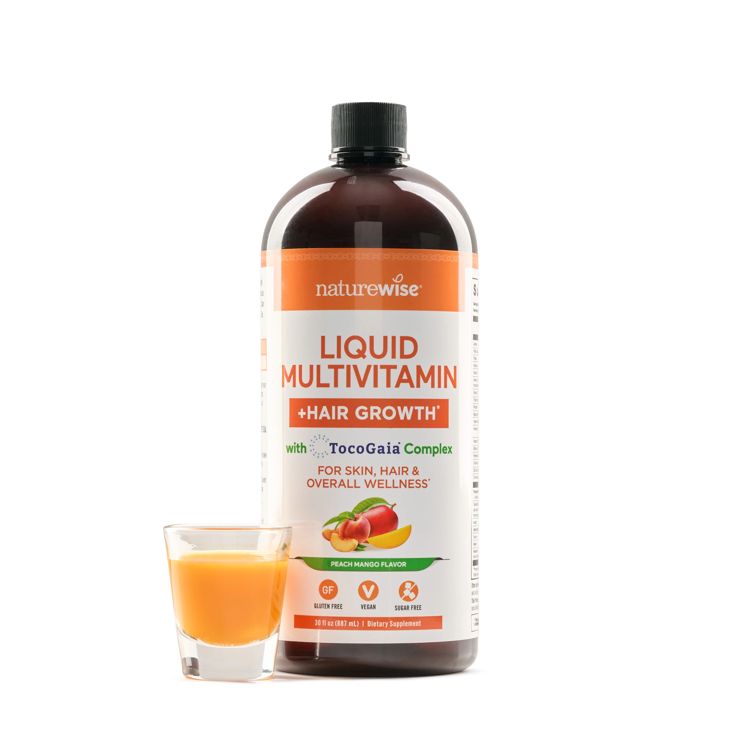 Multivitamínico Líquido com Suporte para o Crescimento Saudável dos Cabelos