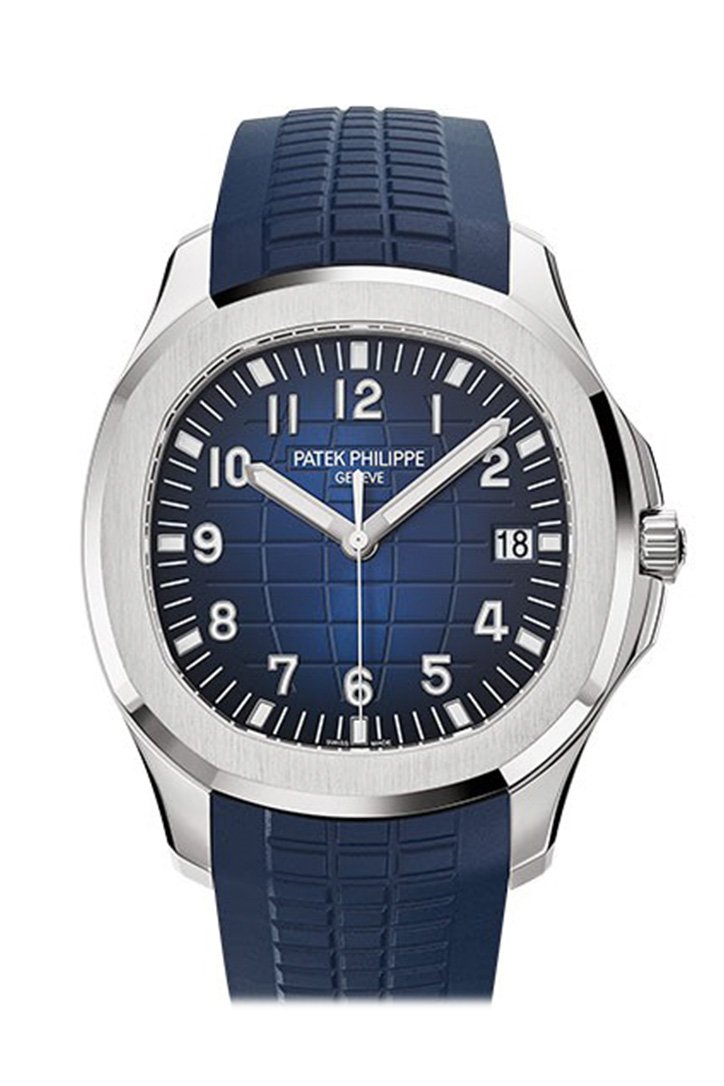 [Super Clone]Patek Philippe Aquanaut Blue Dial 18K White Gold Men's Watch 5168G-001