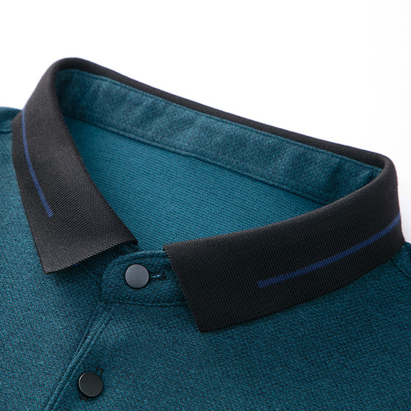 Polo décontracté à revers pour homme 002