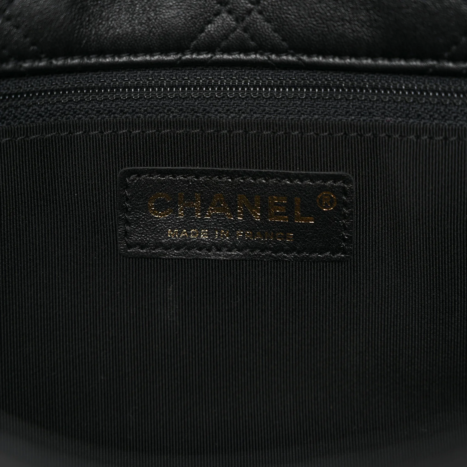 Lambskin Quilted Pearl Studded Flap Black