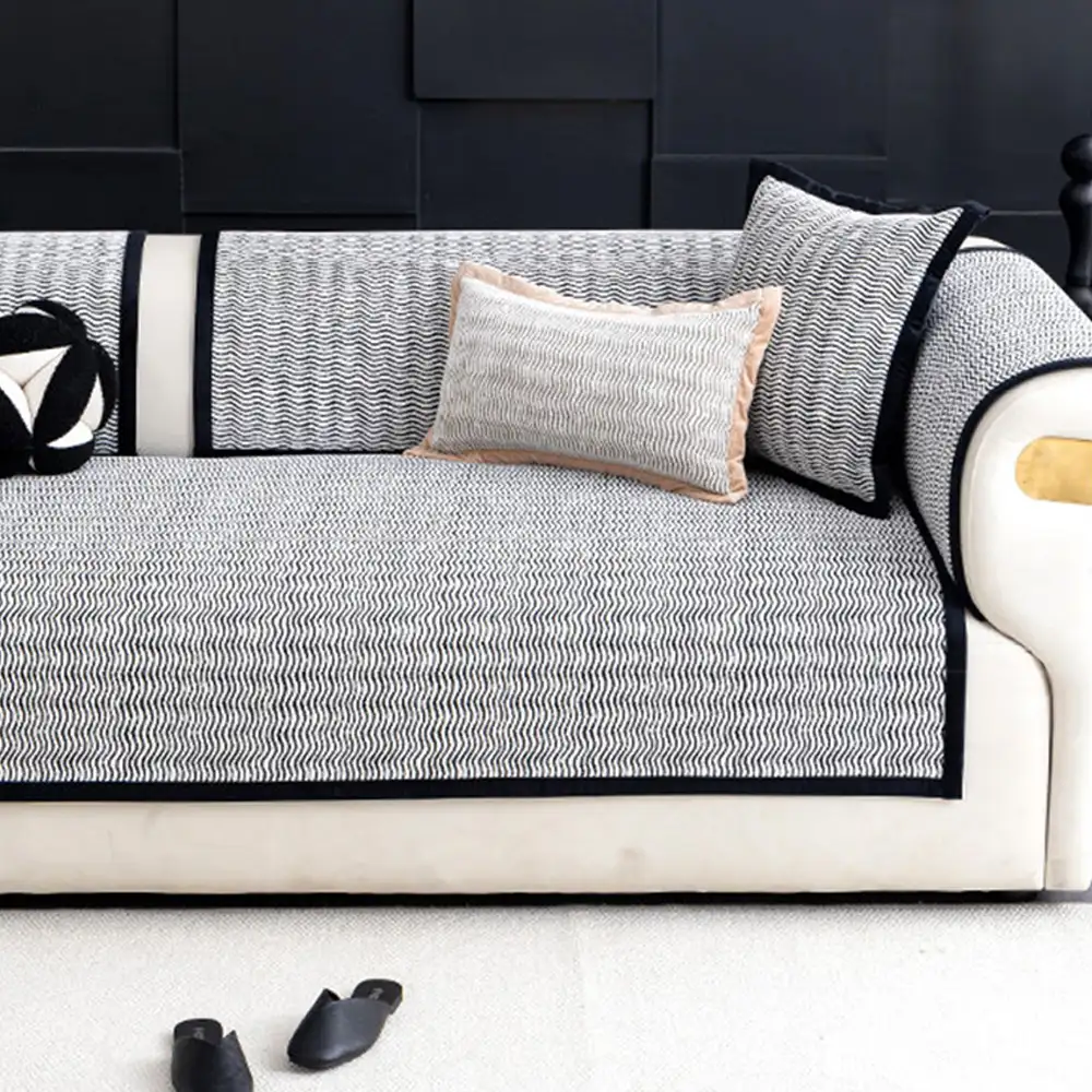 All-Season Chenille Breathable Sofa Protective Non-Slip Couch Cover