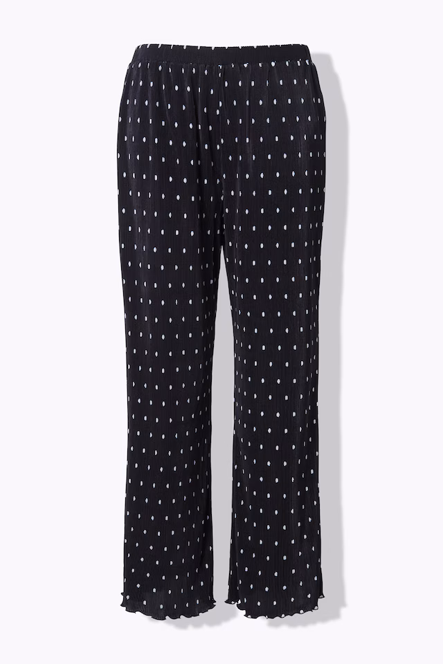 Pleated wide-leg pants