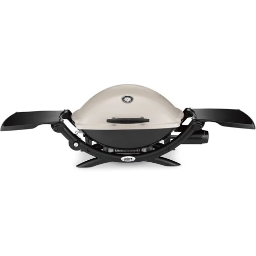 Q 2200 1-Burner Portable Gas Grill, Titanium
