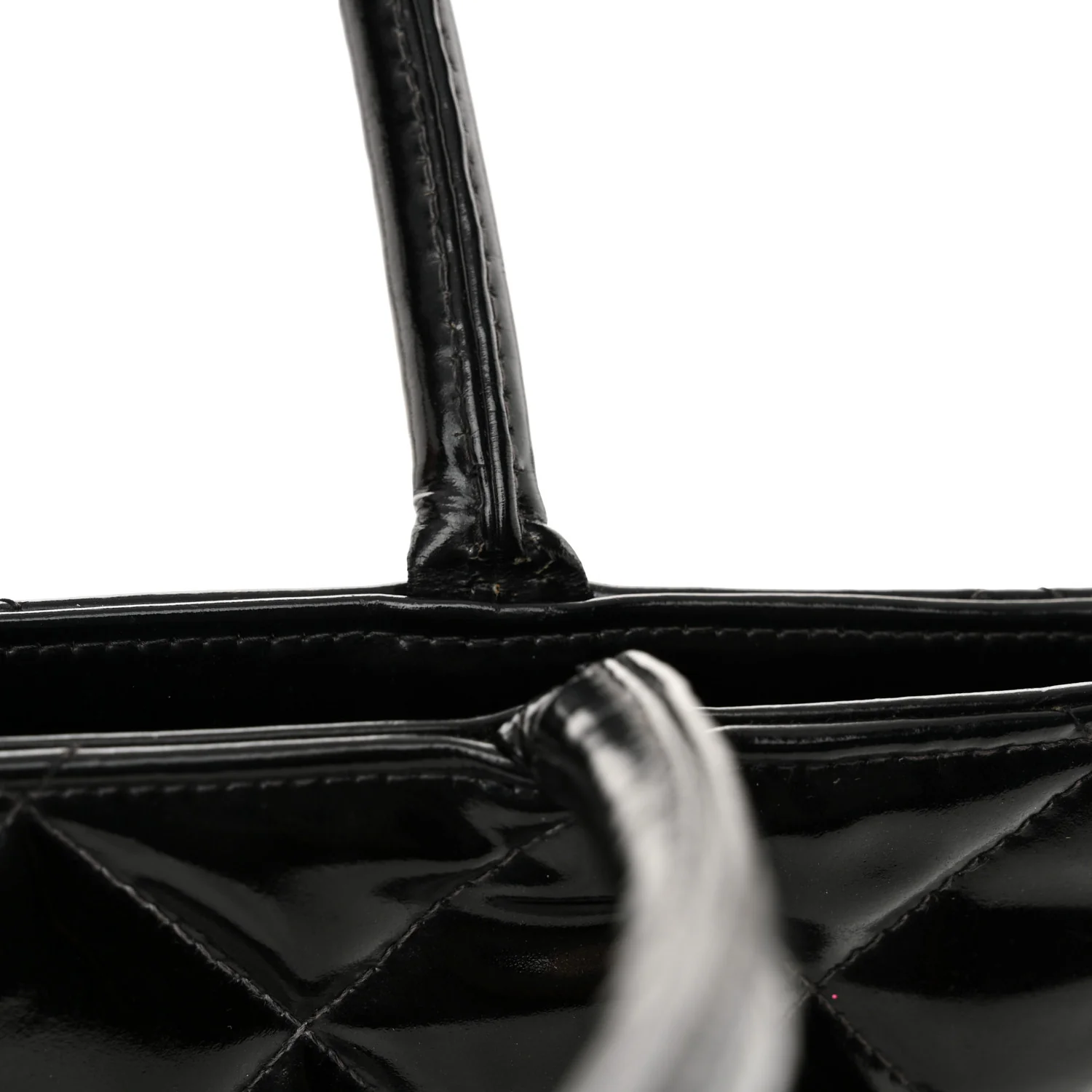 Patent Medallion Tote Black